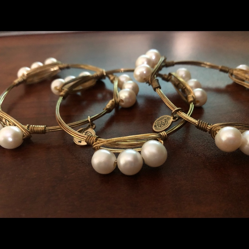 Pearl Bourbon & Boweties Bangles